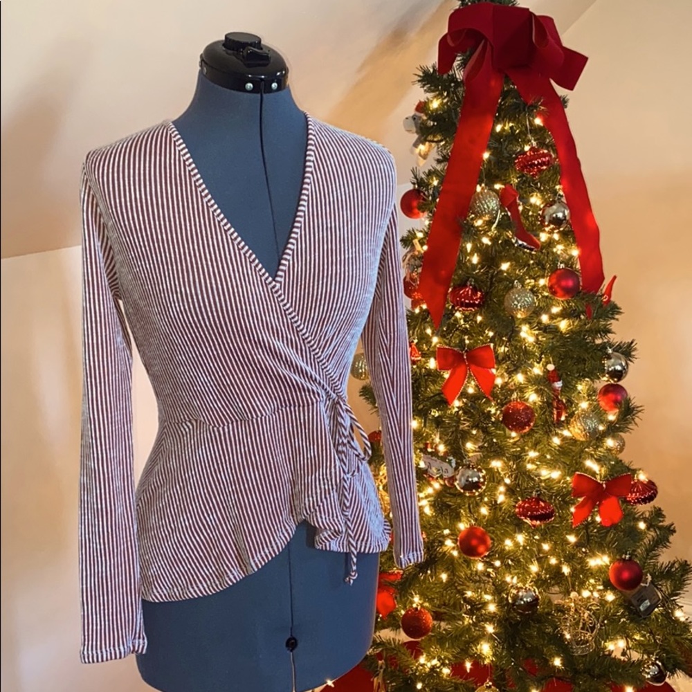 Striped pink top